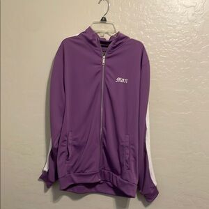 Boohoo heavyweight tricot funnel neck tracksuit jacket